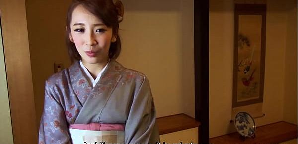  Japanese kimono lady, Aya Kisaki is moaning, uncensored